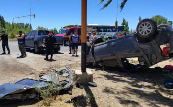 Choque en el acceso al Mangrullo