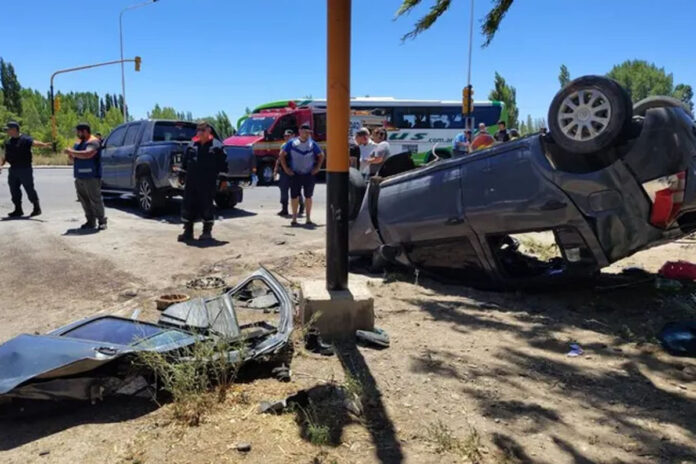 Choque en el acceso al Mangrullo