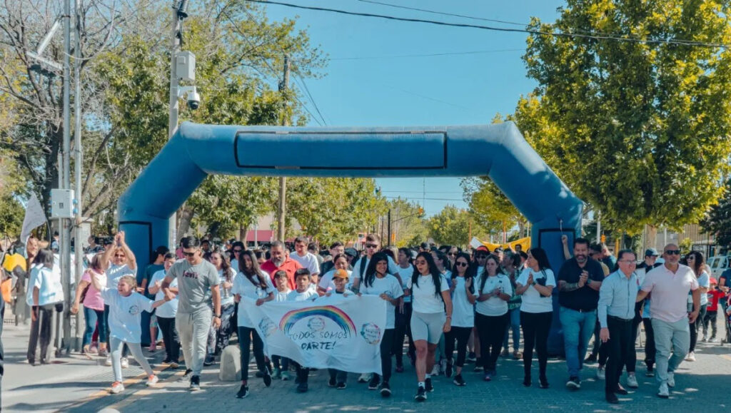 Caminata en Plottier por el Día de las personas con Discapacidad