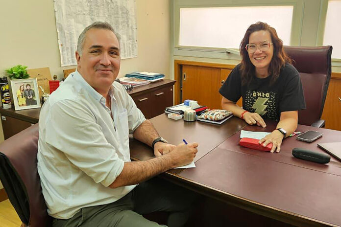 Francisco Sánchez y Brenda Buchiniz
