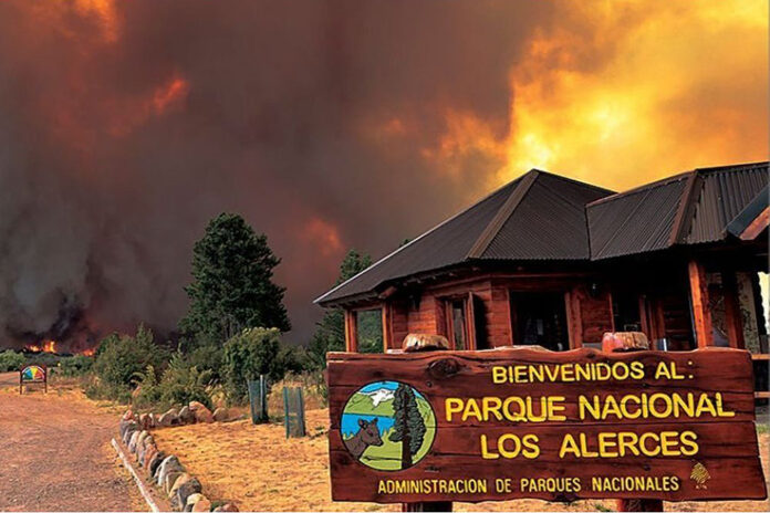 incendio Chubut archivo