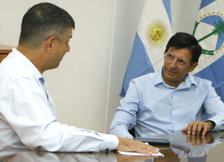 Páez alineó agenda y aseguró obras clave para Senillosa