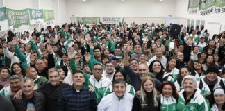 Con mensaje político, Quintriqueo cosechó respaldo verde y blanco