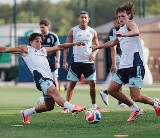 Argentina se entrenó con la mirada puesta en Austria