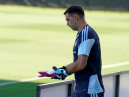 El dolor no se dibuja: así fue el primer entrenamiento sin vendaje