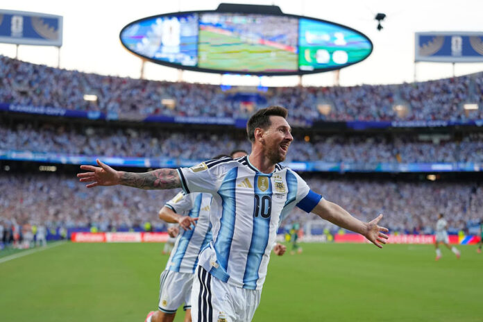 Messi festeja