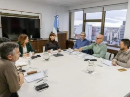 La intendenta mantuvo una reunión con equipos técnicos del gabinete provincial