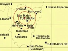 Un sismo de magnitud 5 sacudió Tucumán
