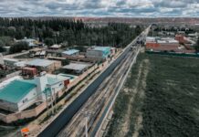 Comenzó la pavimentación de Av. San Martín que conectará con el parque industrial