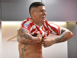 Marcos Rojo no se pierde la revancha